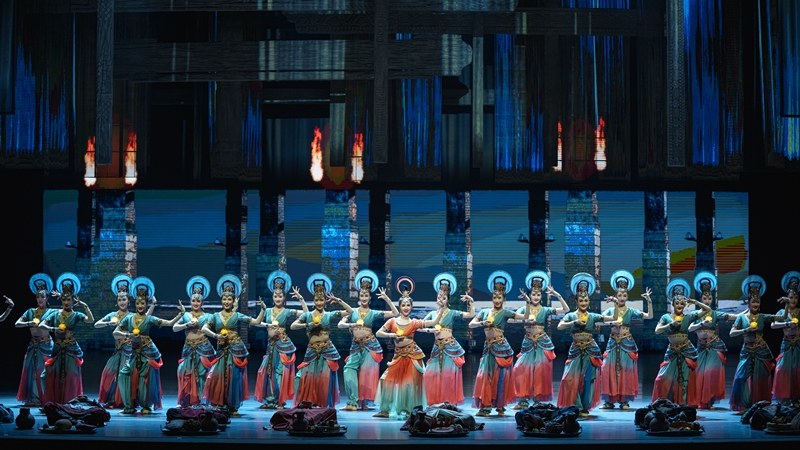 Five Stars Rising in the East — performance photograph